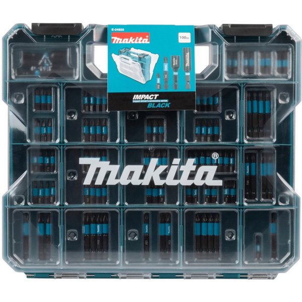 Makita Bit-Set Impact Black 100 tlg. 25 / 50 mm (E-24826) S2 Spezialstahl