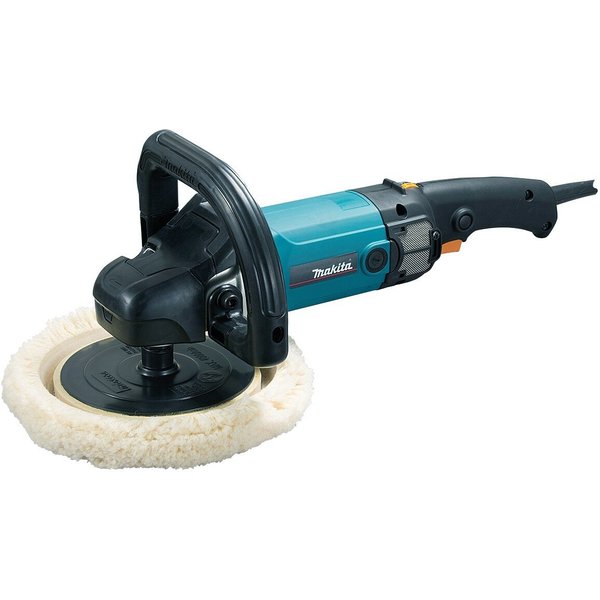 Makita Exzenterschleifer, max. 3200 U/min, Rotationsschleifer 1.200 W, 9237CB, 180 mm - im Karton
