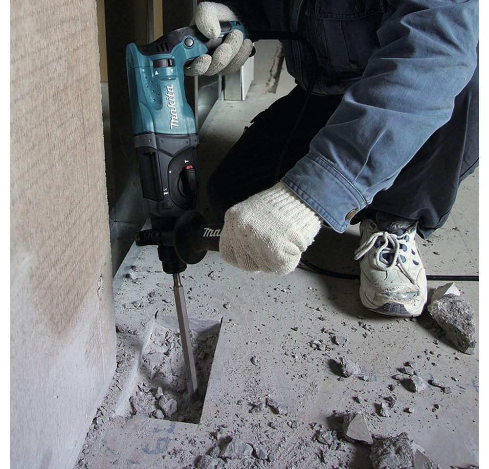 Makita Kombihammer HR2470, 780 W, SDS Plusinkl. Aufbewahrungskoffer – Bild 2 von 3