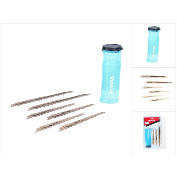 Makita Säbelsägeblatt Reciprosägeblatt Sortiment A 152 - 203 mm 6 tlg. (B-44432) für Holz