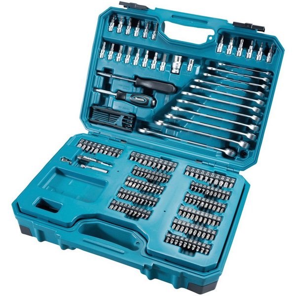 Makita Werkzeugset E-10883, für Werkstatt, Montage, Baustellenfahrzeuge, uvm., inkl. Koffer