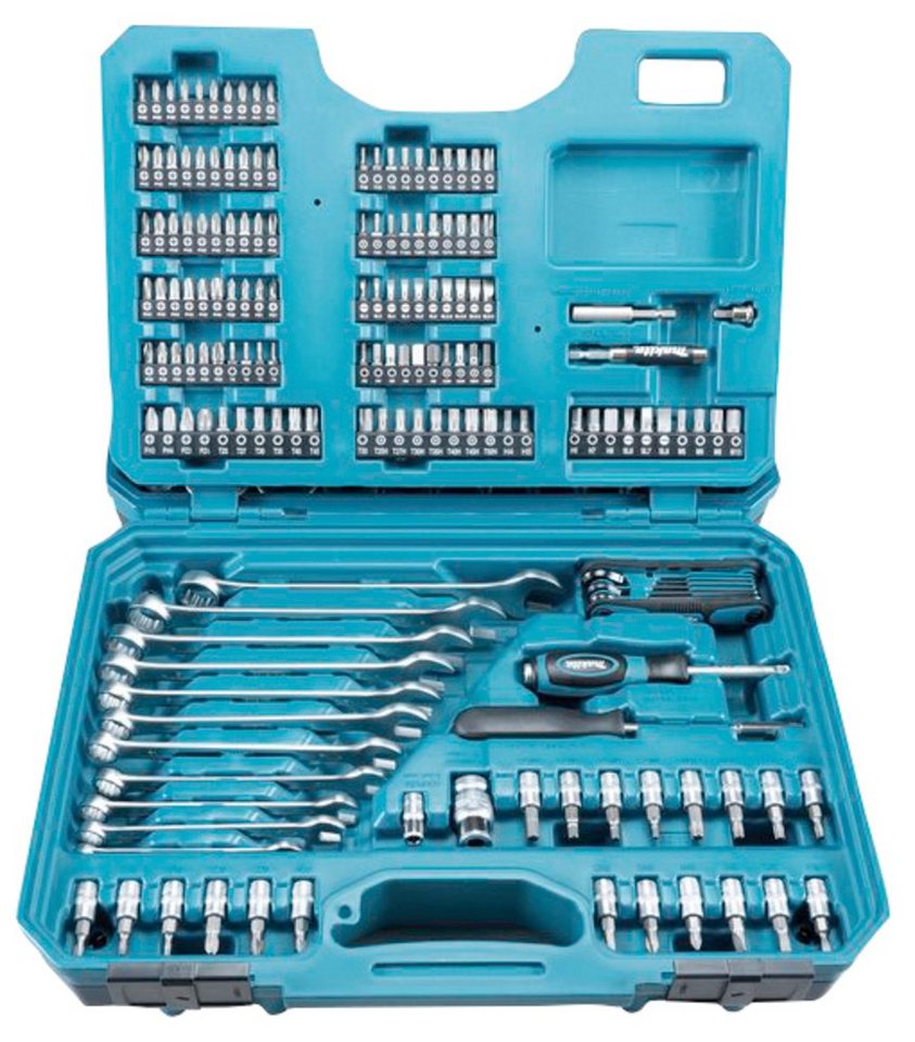 Makita Werkzeugset E-10883, für Werkstatt, Montage, Baustellenfahrzeuge, uvm., inkl. Koffer – Bild 4 von 4