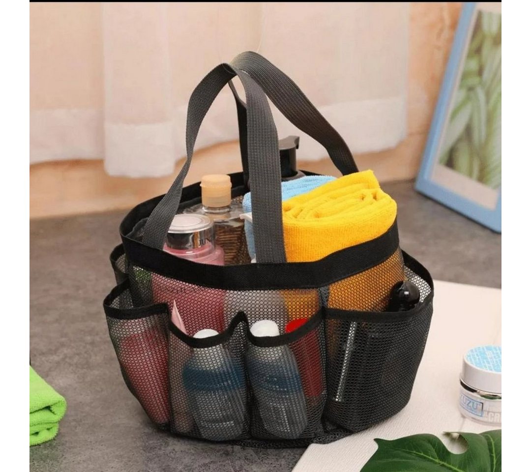 Malantis Freizeittasche Strandnetztasche, Praktische Tasche aus leicht zu reinigendem Mesh (Perfekt für den Ausflug zum Strand oder Schwimmbad - Platz für Handt – Bild 3 von 5