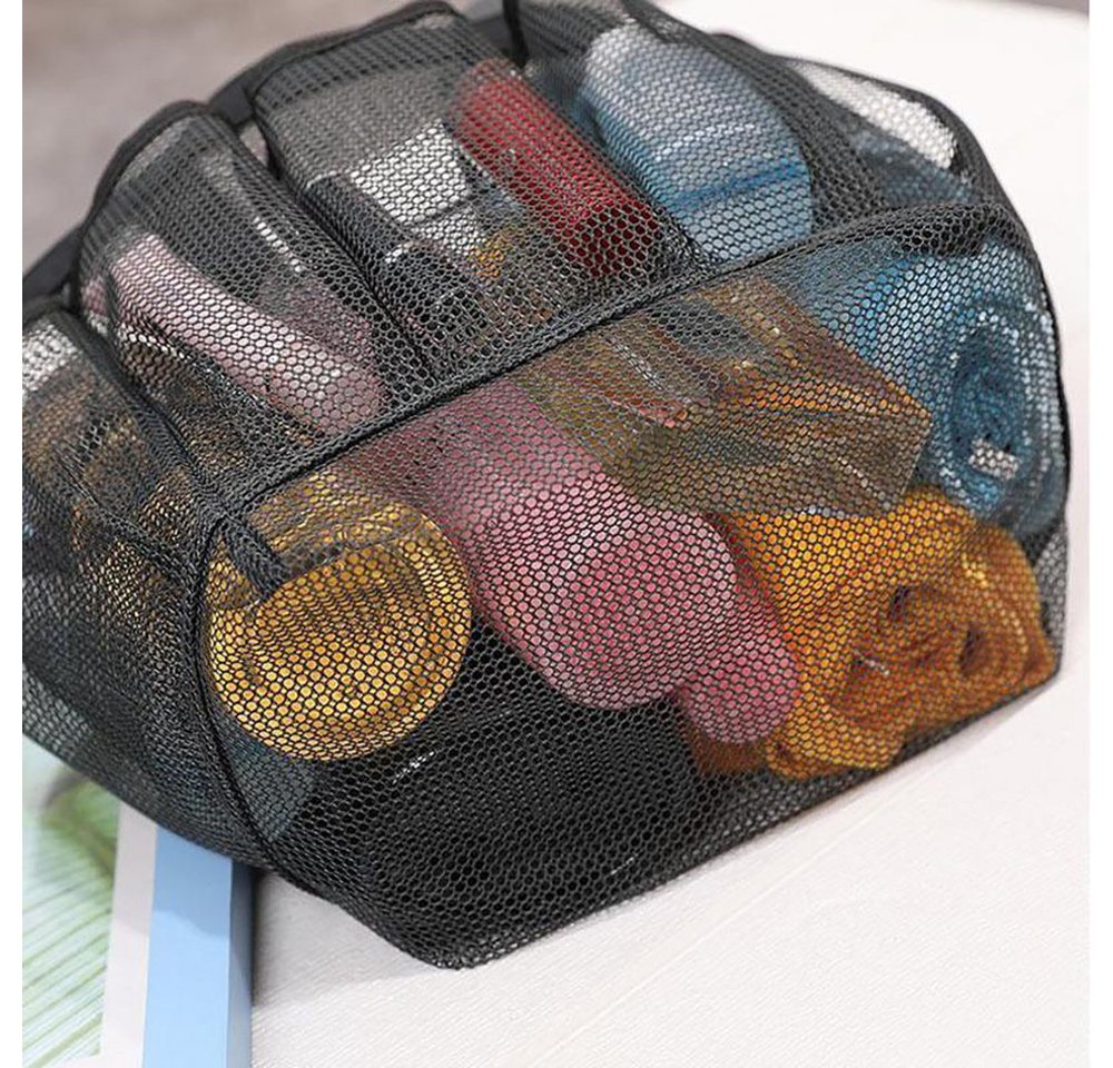 Malantis Freizeittasche Strandnetztasche, Praktische Tasche aus leicht zu reinigendem Mesh (Perfekt für den Ausflug zum Strand oder Schwimmbad - Platz für Handt – Bild 4 von 5