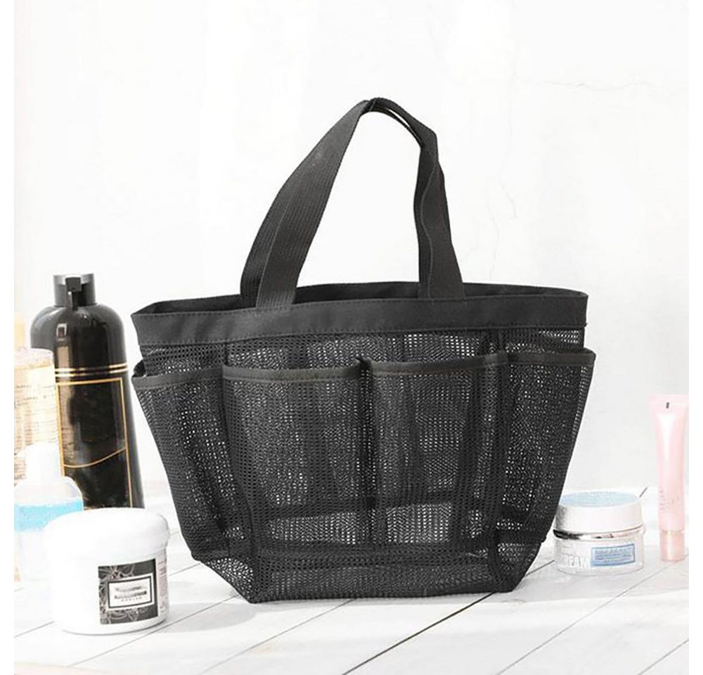 Malantis Freizeittasche Strandnetztasche, Praktische Tasche aus leicht zu reinigendem Mesh (Perfekt für den Ausflug zum Strand oder Schwimmbad - Platz für Handt – Bild 5 von 5