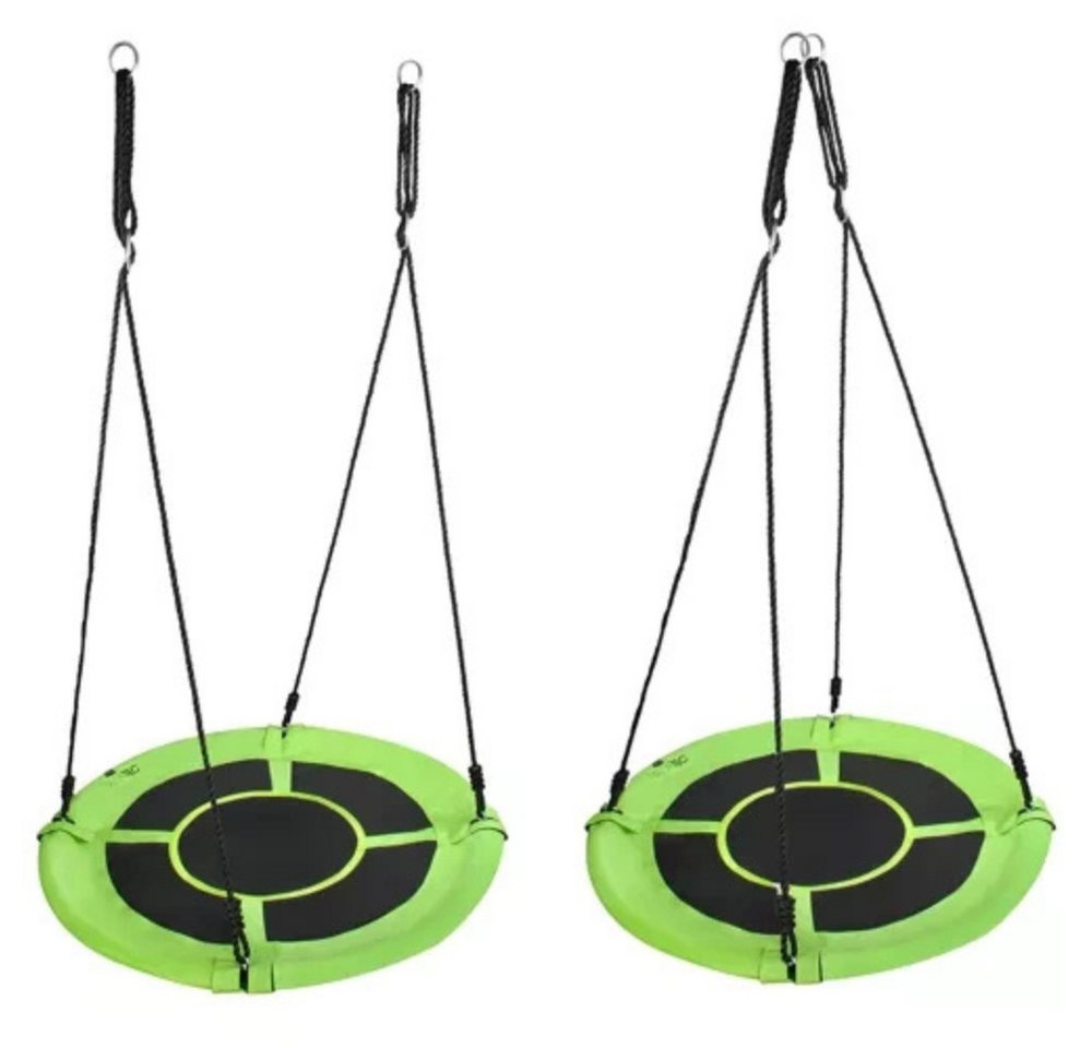 MALATEC Nestschaukel-Sitz Storchennestschaukel Kinderschaukel (Spar-Set, 1-tlg), Komplettes Montageset und Metallringe enthalten – Bild 2 von 5
