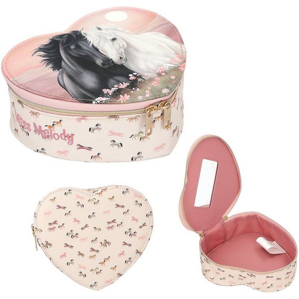 Malstift DEPESCHE Miss Melody Mini-Schmuckschatulle Herzform Blossom Pony