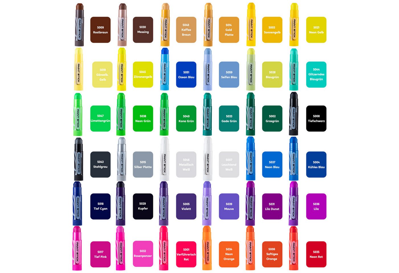JOYIN Malstift JOYIN 36 Stück Abwaschbare Tempera Malstifte, Schnelles Trocknen, (36-tlg) – Bild 4 von 5