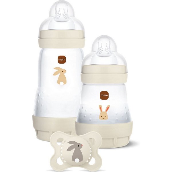 MAM Babyflasche Easy-Start Starter Set S, Kleines Geschenkset Baby 3.tlg - ideal zur Geburt
