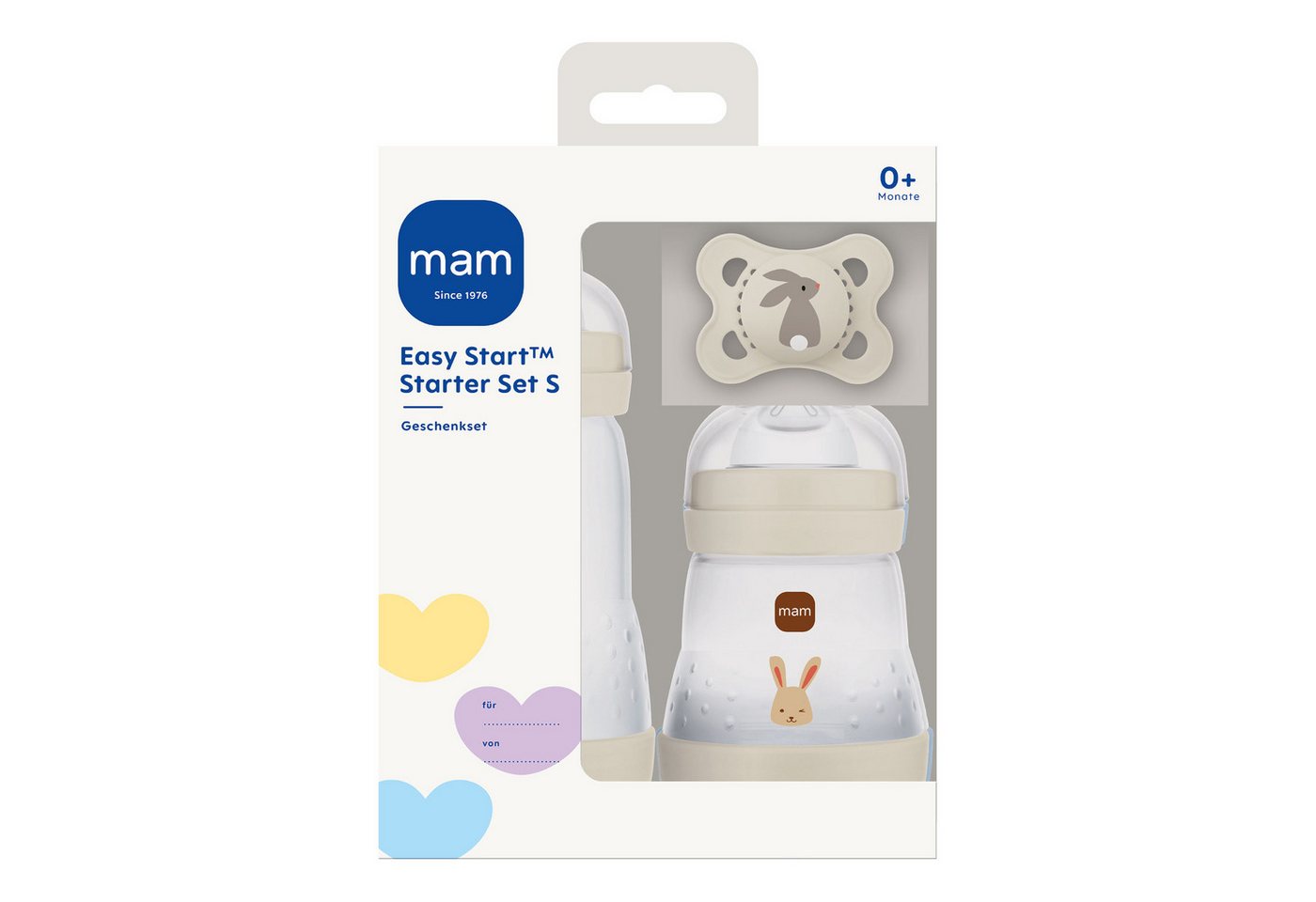 MAM Babyflasche Easy-Start Starter Set S, Kleines Geschenkset Baby 3.tlg - ideal zur Geburt – Bild 2 von 4