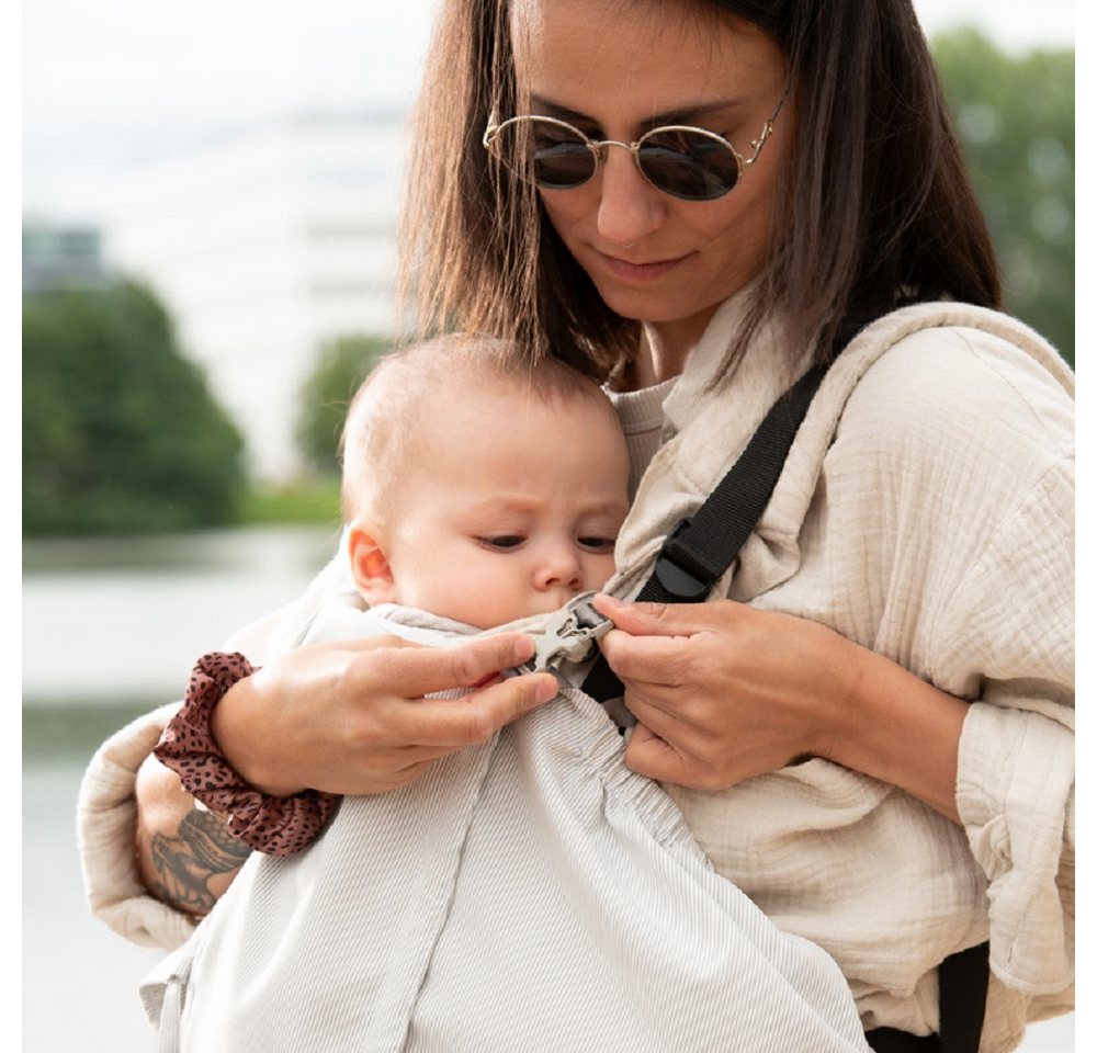 mamalila Babytrage, Sonnencover für Babys in Trage oder Kinderwagen, zertifizierter Sonnenschutz UPF 50+ – Bild 3 von 5