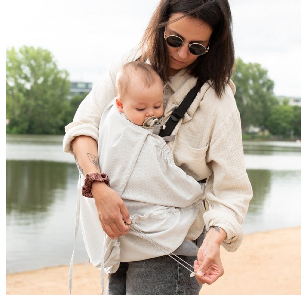 mamalila Babytrage, Sonnencover für Babys in Trage oder Kinderwagen, zertifizierter Sonnenschutz UPF 50+ – Bild 4 von 5