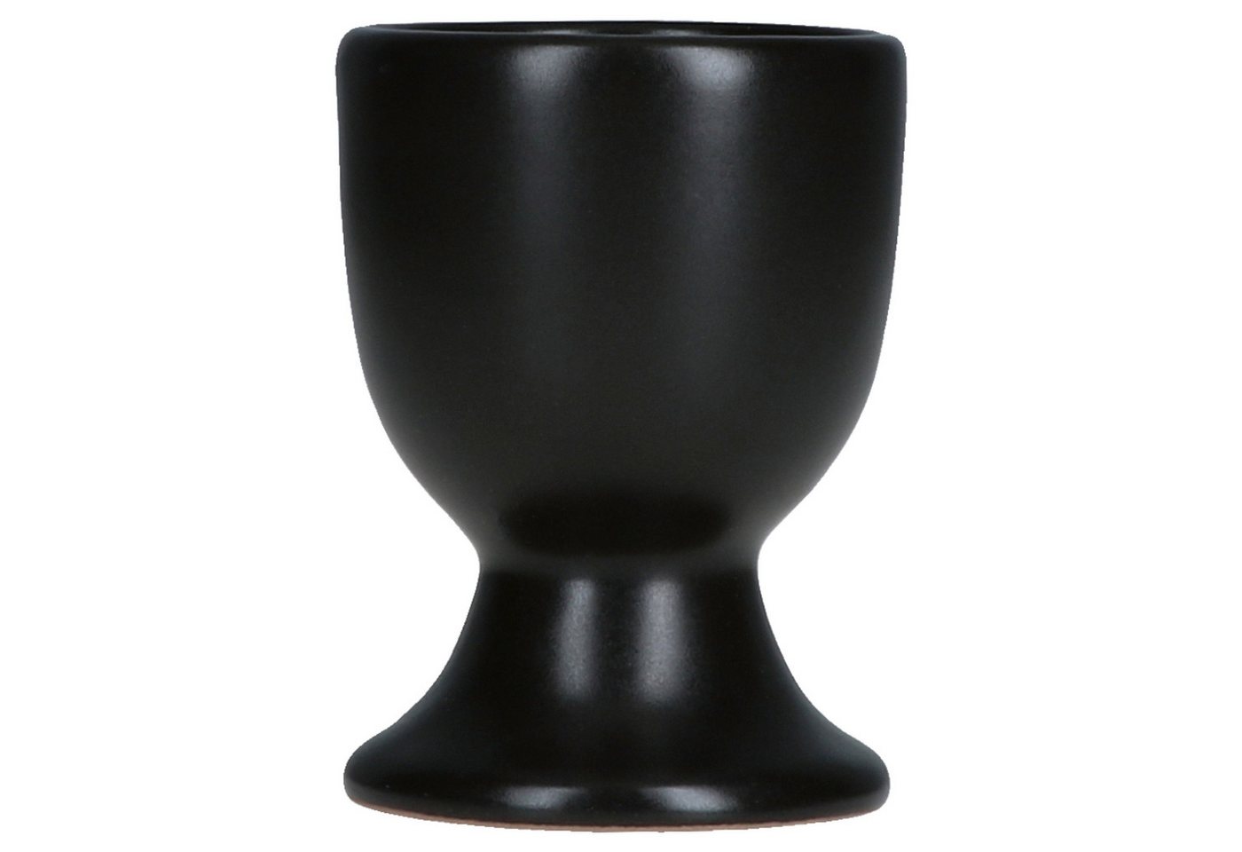 MamboCat Eierbecher 6x Panther Eierbecher schwarz Steingut für 6 Personen Frühstück – Bild 4 von 5