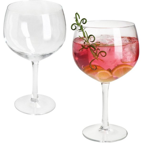 MamboCat Longdrinkglas 2x Gin Tonic Gläser 400ml Longdrink-Glas klar Cocktail-Gläser Wasser, Glas
