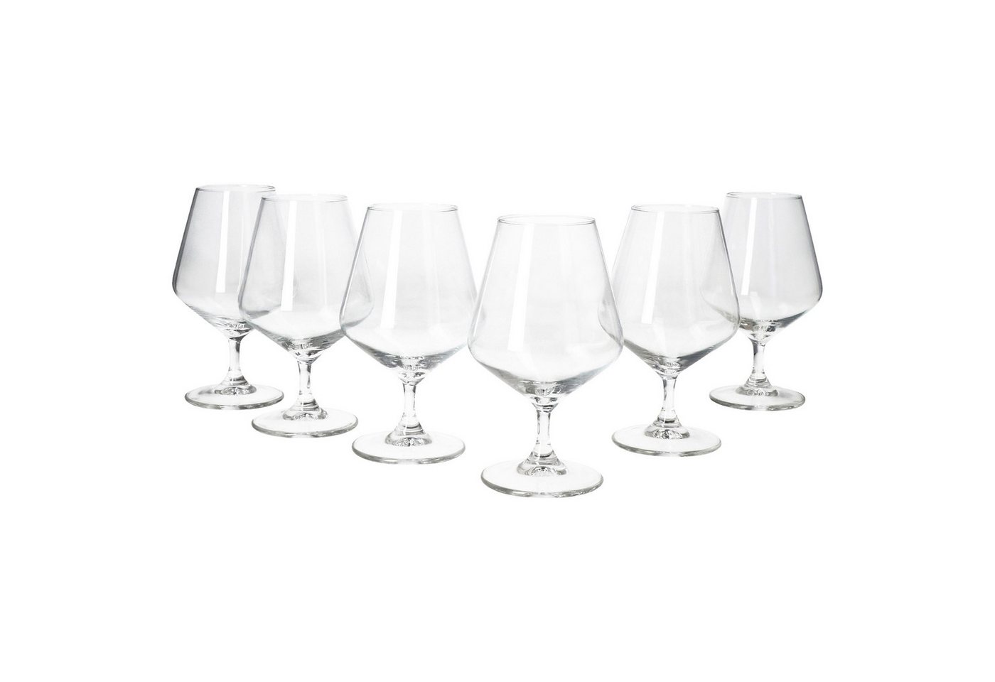 MamboCat Schnapsglas 6x Specials Spirits Brandy-Gläser 150ml mit Fuß Cognac-Schwenker, Glas – Bild 2 von 5
