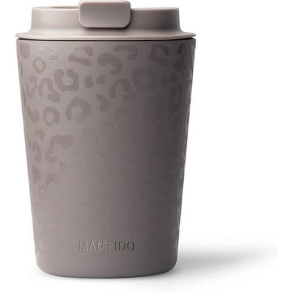 MAMEIDO Thermobecher, Edelstahl, Kunststoff, Silikon, doppelwandig isoliert, auslaufsicher in 350ml, 470ml, 700ml & 1200ml