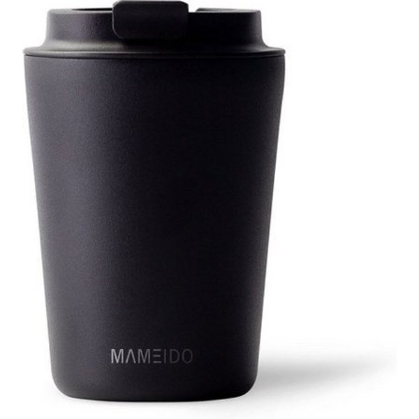 MAMEIDO Thermobecher, Edelstahl, Kunststoff, Silikon, doppelwandig isoliert, auslaufsicher in 350ml, 470ml, 700ml & 1200ml
