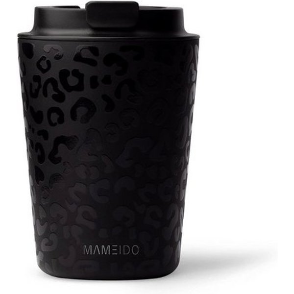 MAMEIDO Thermobecher, Edelstahl, Kunststoff, Silikon, doppelwandig isoliert, auslaufsicher in 350ml, 470ml, 700ml & 1200ml