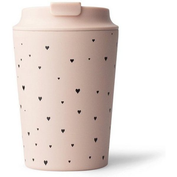 MAMEIDO Thermobecher, Edelstahl, Kunststoff, Silikon, doppelwandig isoliert, auslaufsicher in 350ml, 470ml, 700ml & 1200ml