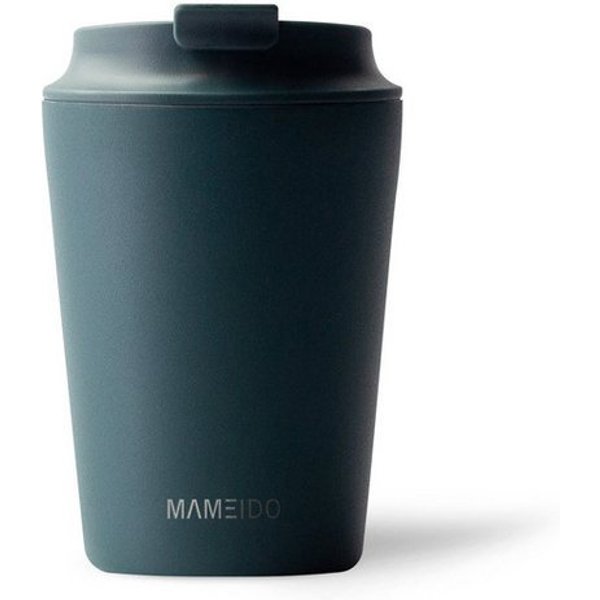 MAMEIDO Thermobecher, Edelstahl, Kunststoff, Silikon, doppelwandig isoliert, auslaufsicher in 350ml, 470ml, 700ml & 1200ml