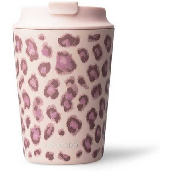 MAMEIDO Thermobecher, Edelstahl, Kunststoff, Silikon, doppelwandig isoliert, auslaufsicher in 350ml, 470ml, 700ml & 1200ml