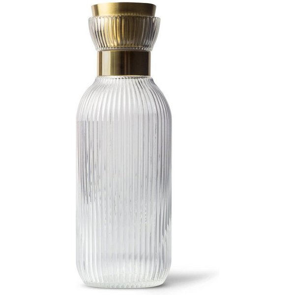 MAMEIDO Wasserkaraffe, aus mundgeblasenem Kristallglas mit edlem Ausgießer in 1 l und 1,5 l