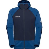 MAMMUT Herren Kapuzensweat Massone ML, Größe M in Blau