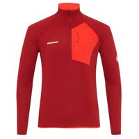 MAMMUT Herren Pullover lg.Arm He/Uni Aenergy Light ML Half Zip Pull Men, Größe XL in Rot