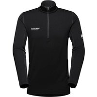 MAMMUT Herren Shirt Aenergy ML Half Zip Pull, Größe XXL in Schwarz
