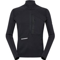 MAMMUT Herren Shirt Eiger Nordwand Advanced FL Half Zip Pull Men, Größe L in Schwarz