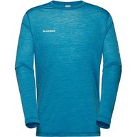MAMMUT Herren Shirt Tree Wool FL, Größe XXL in Blau
