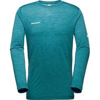 MAMMUT Herren Shirt Tree Wool FL, Größe XL in Blau