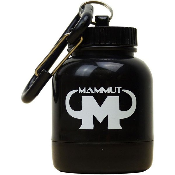 Mammut Nutrition Protein Shaker Powderbank - Protein & Supplement Dose als Schlüsselanhänger - Stück, Kunststoff