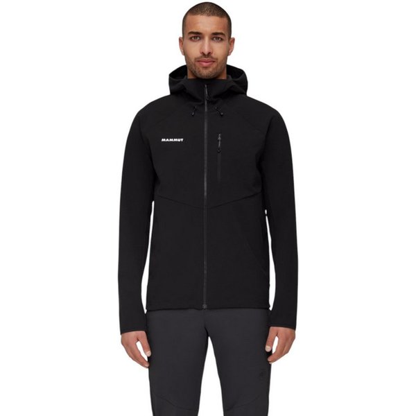 Mammut Softshelljacke Softshell-Wanderjacke Ultimate Comfort SO Hooded (4‑Wege-Stretch)