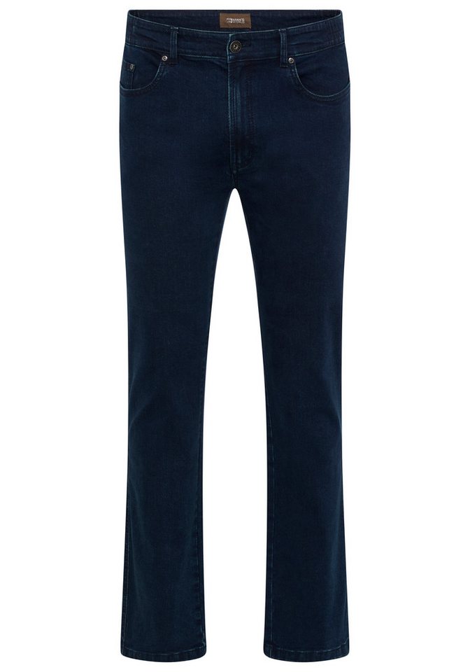 Man's World Plus Gerade Jeans Große Größen, straight fit Straight-Fit, gerader Beinverlauf, mit Knopf- und Reißverschluss – Bild 4 von 5