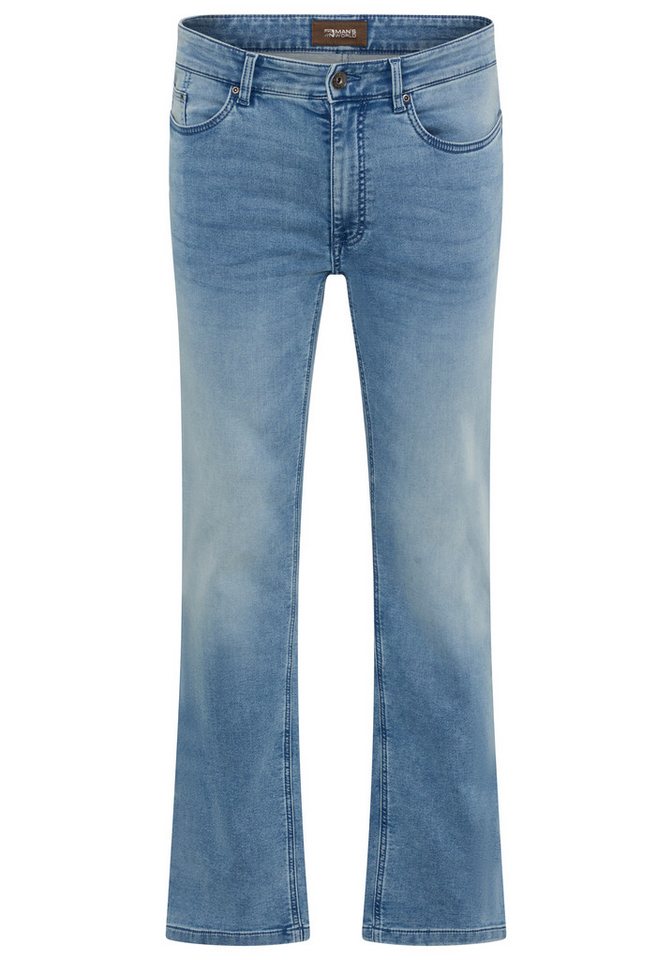 Man's World Plus Jogg Pants Große Größen, comfort fit Comfort Fit, gerade Beinform, mit Knopf- und Reißverschluss – Bild 4 von 5
