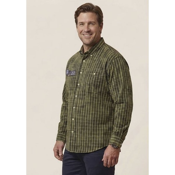 Man's World Plus Karohemd im lässigen Freizeit-Look mit modernem Charakter Komfortabel geschnitten und vielseitig kombinierbar