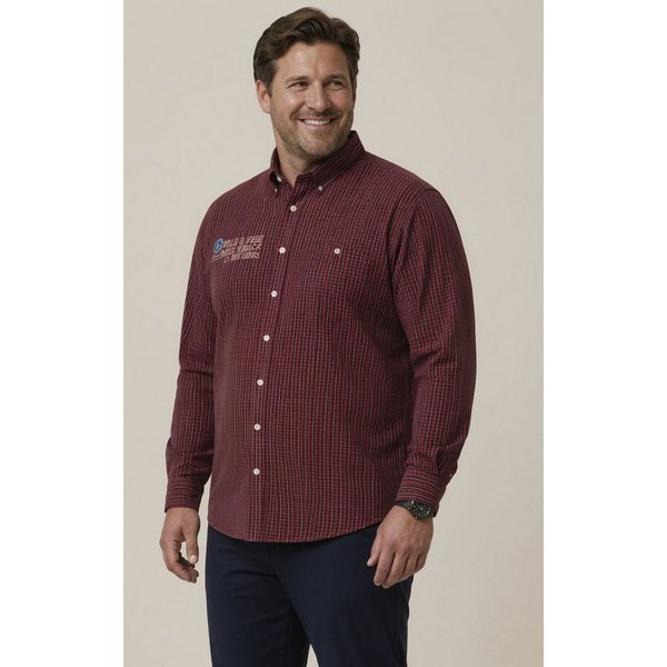 Man's World Plus Karohemd im lässigen Freizeit-Look mit modernem Charakter Komfortabel geschnitten und vielseitig kombinierbar