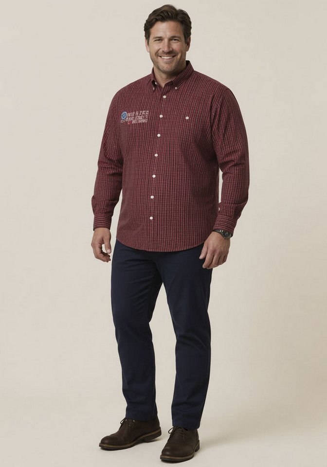 Man's World Plus Karohemd im lässigen Freizeit-Look mit modernem Charakter Komfortabel geschnitten und vielseitig kombinierbar – Bild 3 von 5