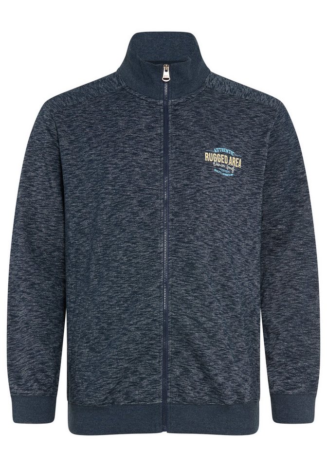 Man's World Plus Sweatjacke mit Reißverschluss, normale Länge, aus Baumwolle und Polyester – Bild 4 von 5