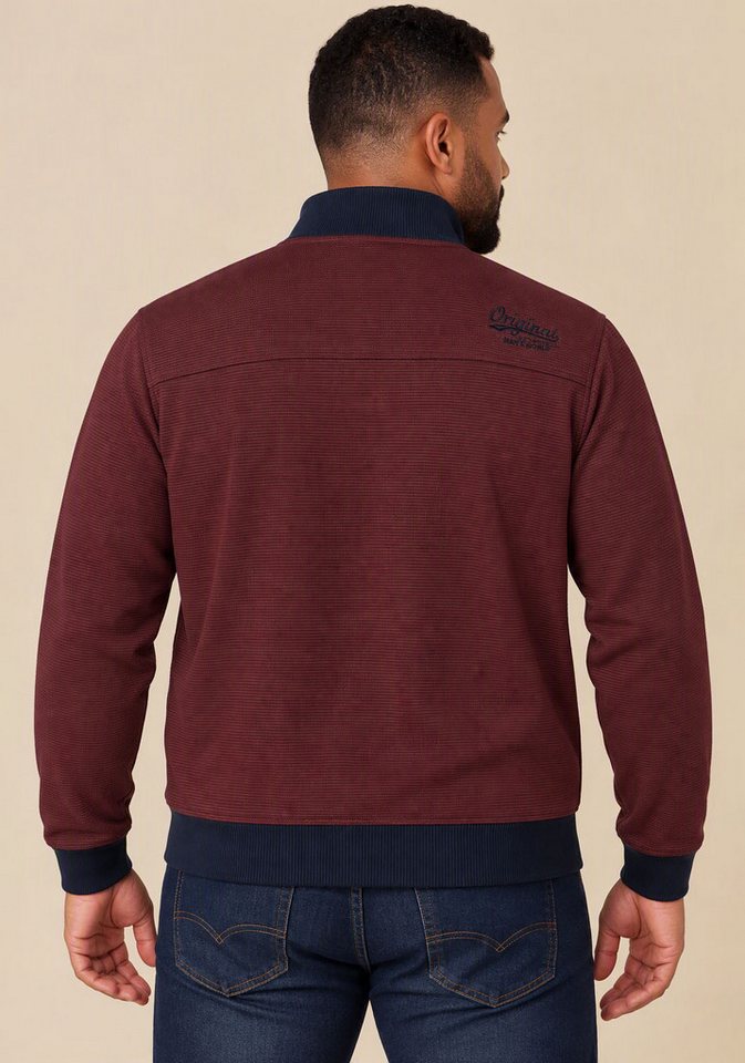 Man's World Plus Sweatjacke Regular Fit, mit normaler Länge, Langarm, aus Baumwolle und Polyester – Bild 2 von 5