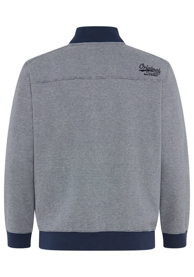 Man's World Plus Sweatjacke Regular Fit, mit normaler Länge, Langarm, aus Baumwolle und Polyester – Bild 5 von 5