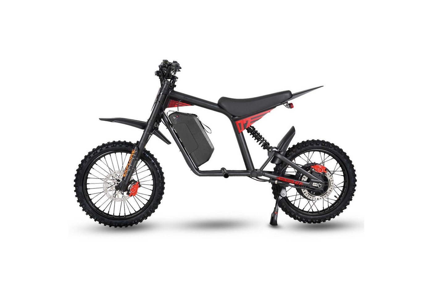 MANGOSTEEN E-Motorroller FT07 E Scooter mit Sitz Offroad Erwachsene, 2000 W 60 V 25 Ah, 68 km/h, 68 km/h, Keine Straßenzulassung: ausschließlich auf Privatgelän – Bild 2 von 5