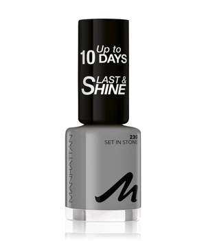 Manhattan Last & Shine Nagellack · 8 ml · Grau