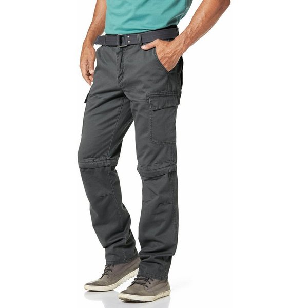 Man's World Cargohose (Set, mit Gürtel) mit Zip-Off Funktion