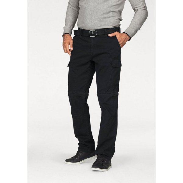 Man's World Cargohose (Set, mit Gürtel) mit Zip-Off Funktion