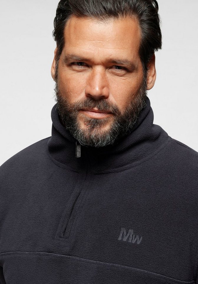 Man's World Fleecepullover für die Übergangszeit aus Fleece, schnelltrocknend – Bild 3 von 5