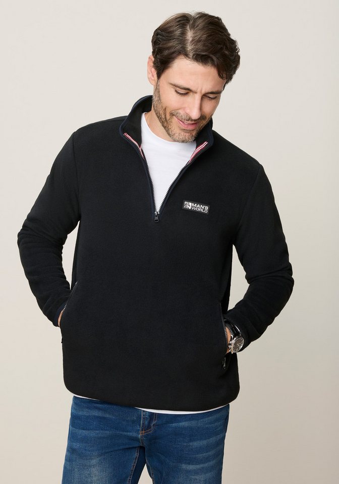 Man's World Fleecepullover Leicht, weich und komfortabel. Für Outdoor, Freizeit und Zuhause – Bild 2 von 5