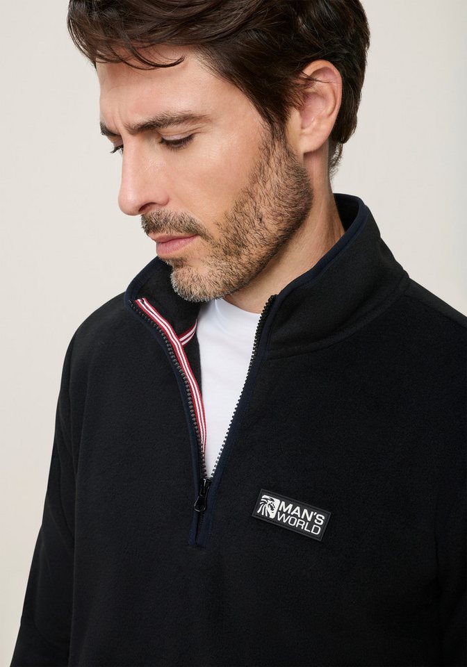 Man's World Fleecepullover Leicht, weich und komfortabel. Für Outdoor, Freizeit und Zuhause – Bild 4 von 5
