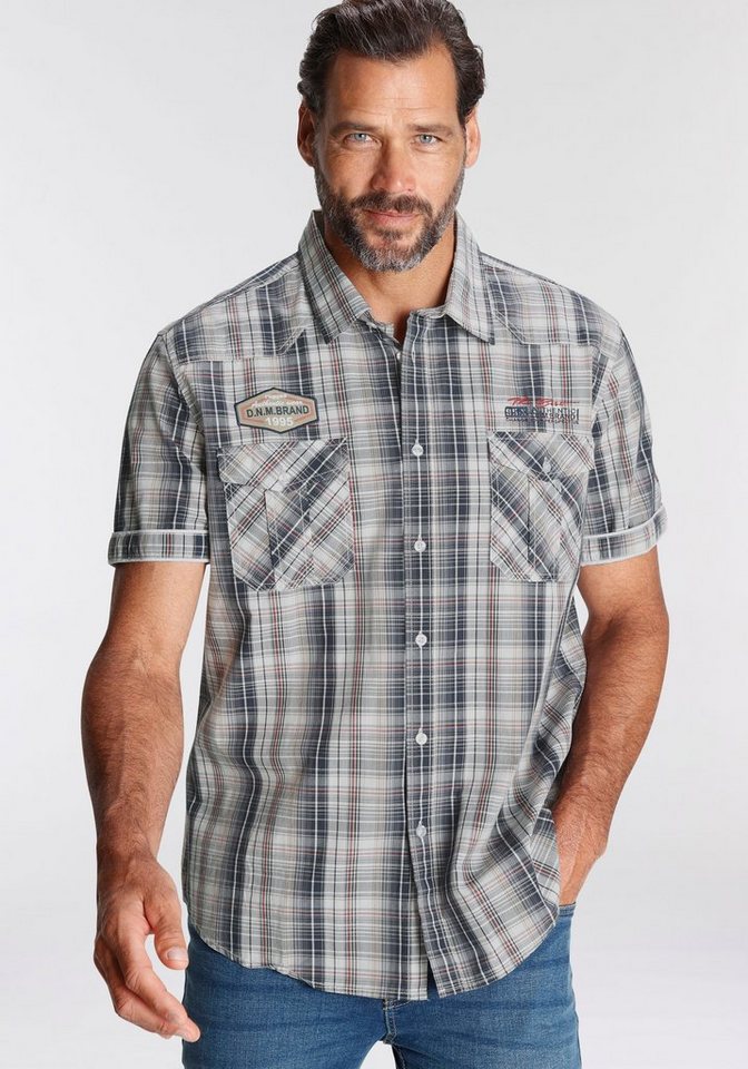 Man's World Kurzarmhemd im Karodesign – Bild 2 von 5